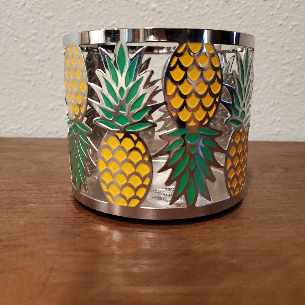 Bath and Body Works Pineapple 3-Wick Candle Holder